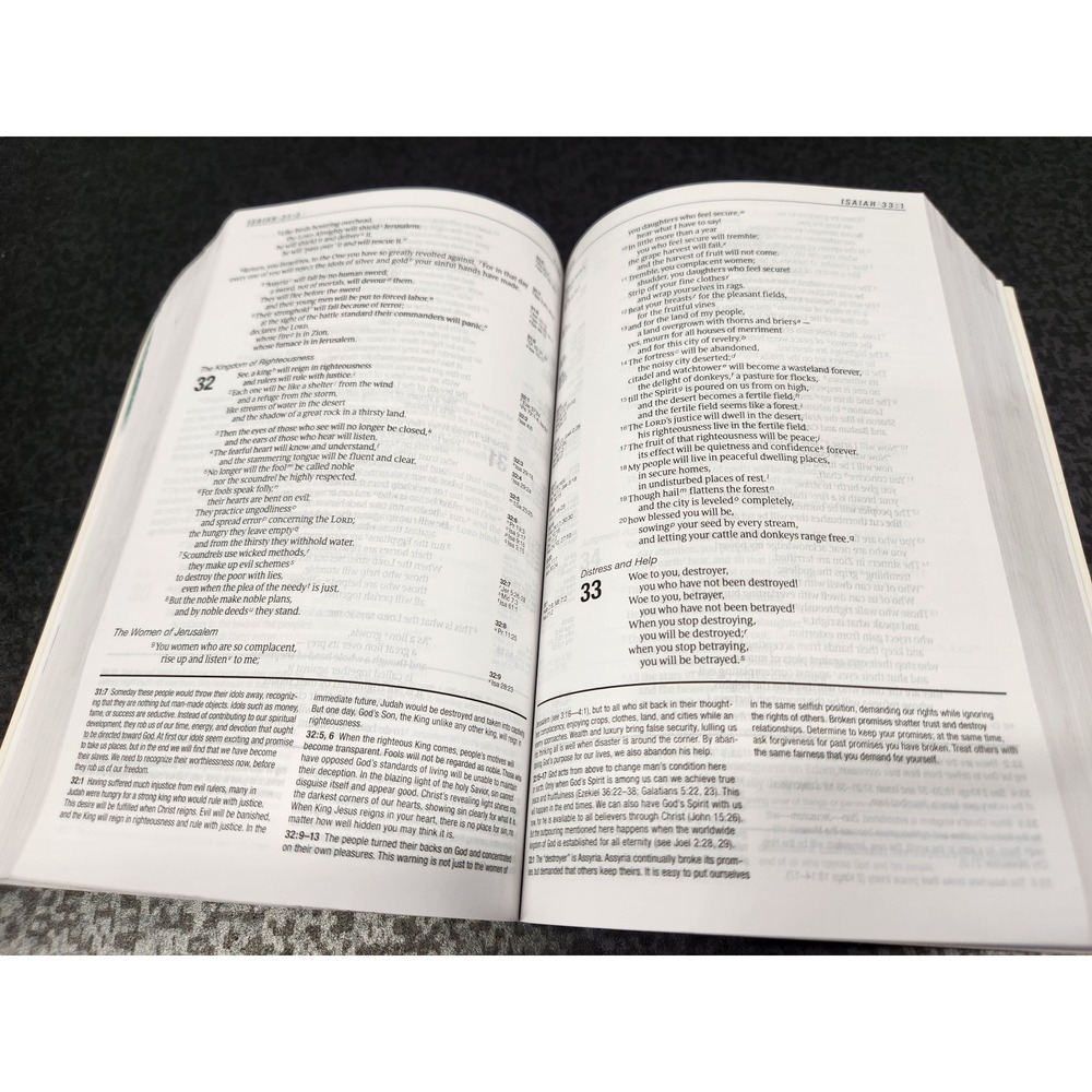 NIV Life Application Study Bible‎ Personal Size Red Softcover Tyndale 2005 - Picture 9 of 10